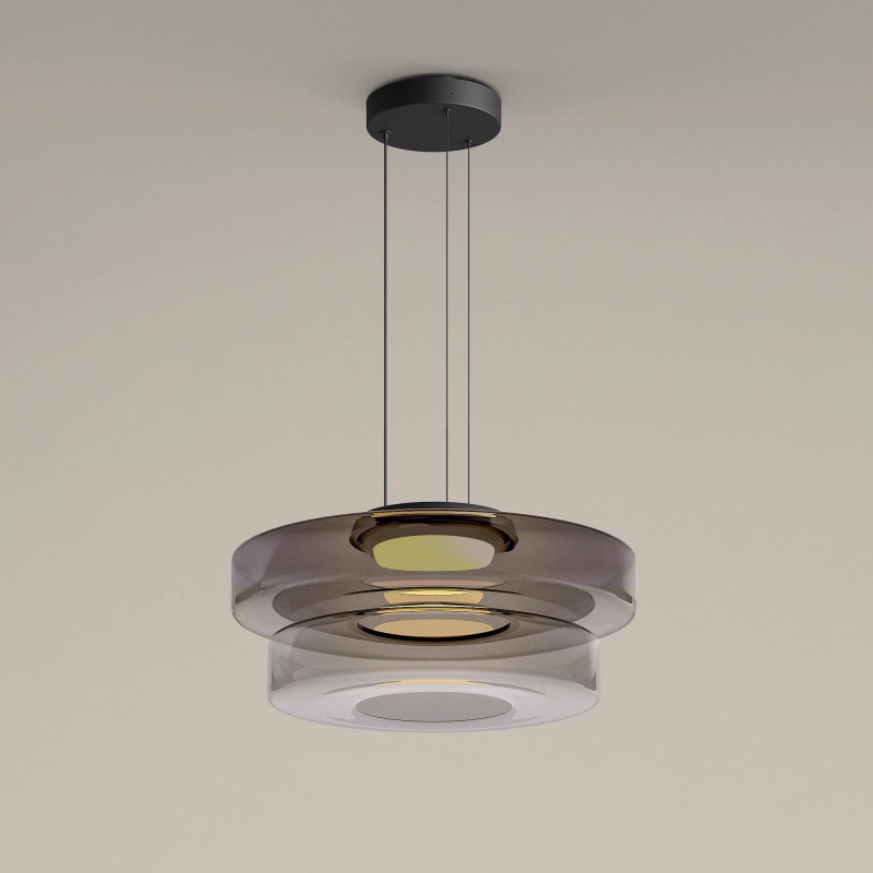 Jojo Suspension Verre Structure à Plusieurs Niveaux - Neutralighting