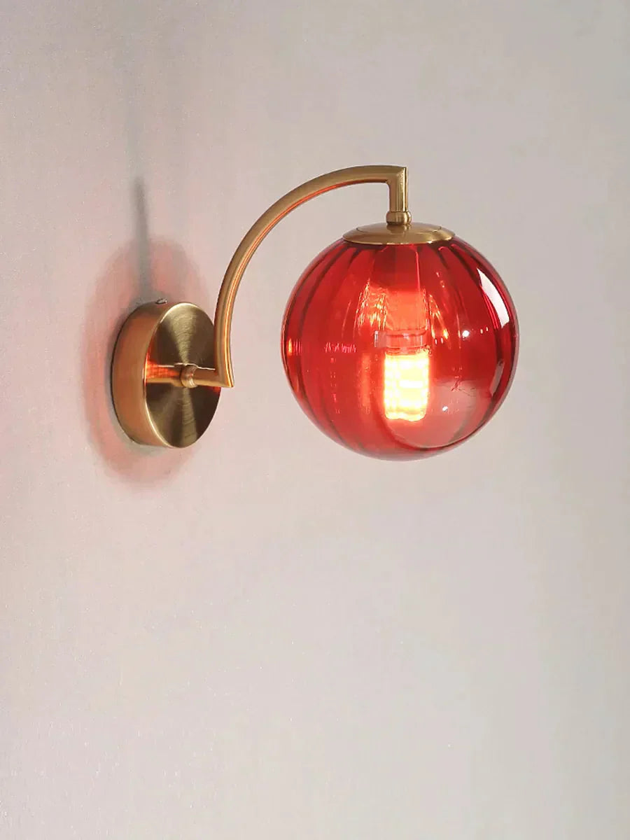 Applique Murale LED En Verre Élégante Pour Ambiance Chic