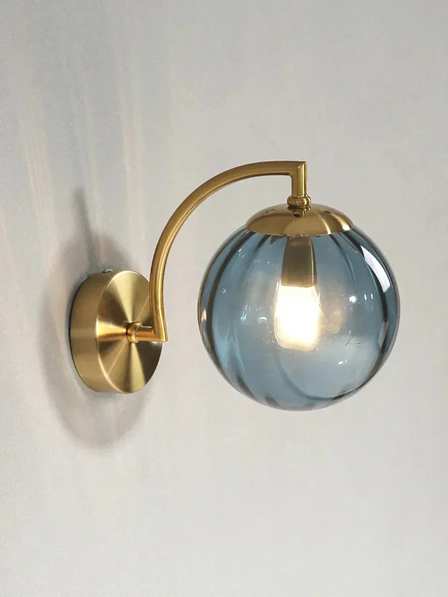 Applique Murale LED En Verre Élégante Pour Ambiance Chic
