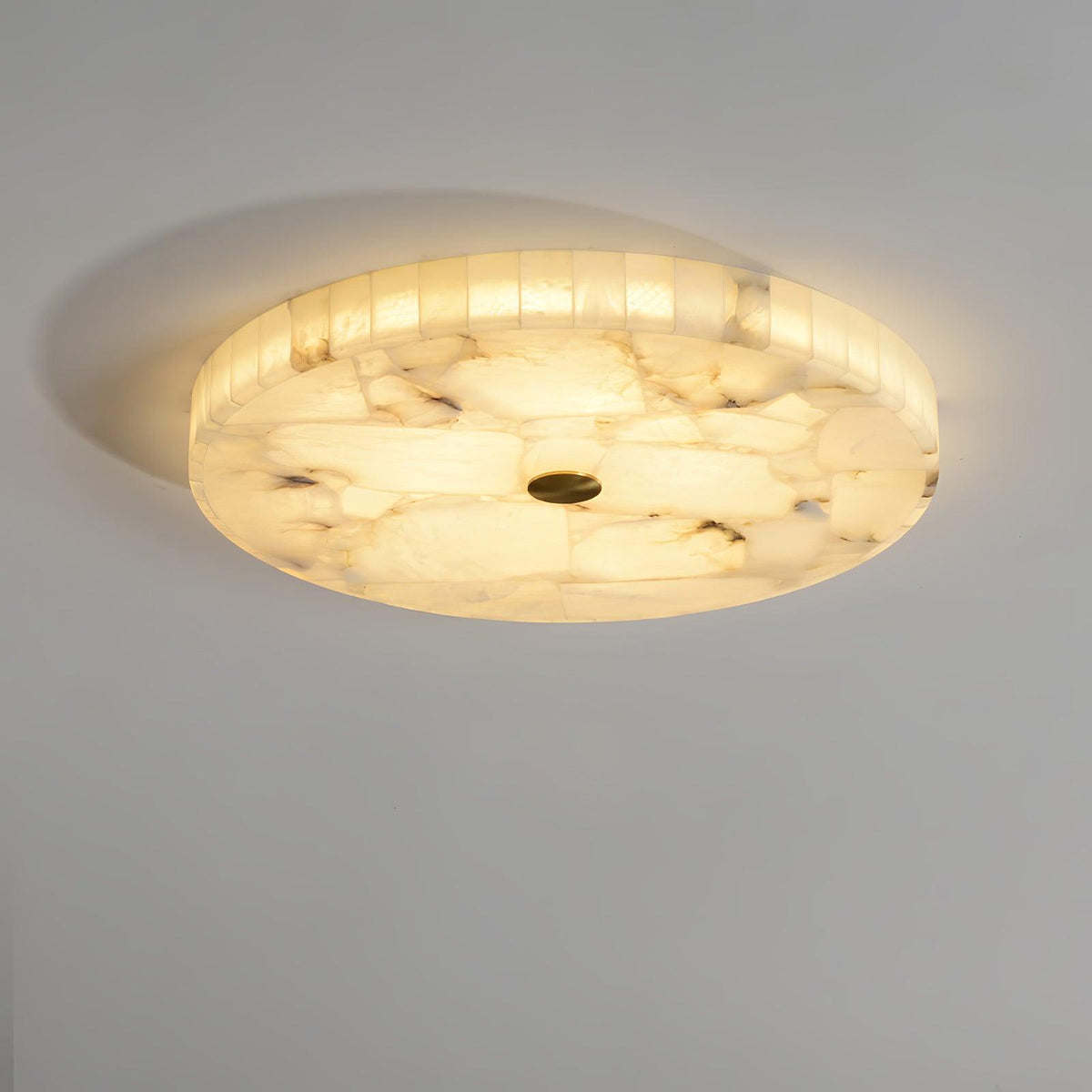 Delya Plafonnier Albâtre LED Rond - Neutralighting