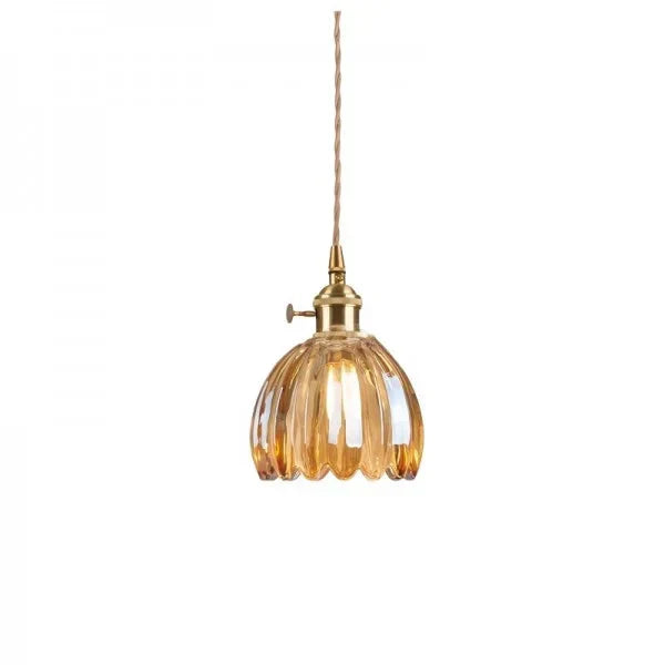 Suspension Japonaise En Verre Fleur Pour Une Ambiance Chaleureuse
