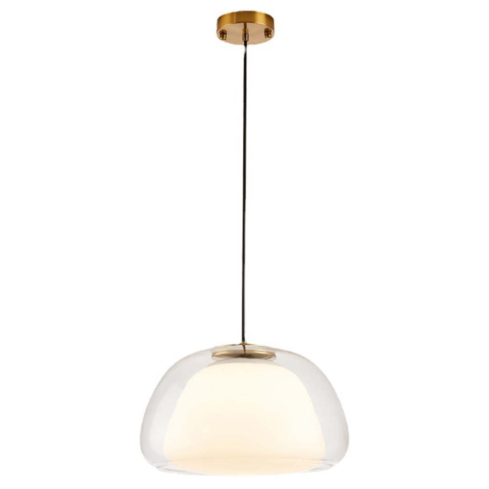Lampe Suspendue Moderne En Verre Au Lait Pour Une Ambiance Élégante
