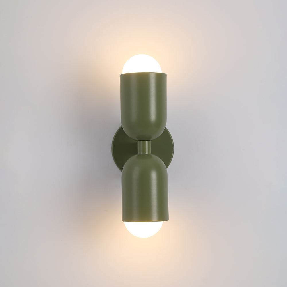 Kira Applique Murale Cylindre Scandinave Métal Coloré Salon - Neutralighting