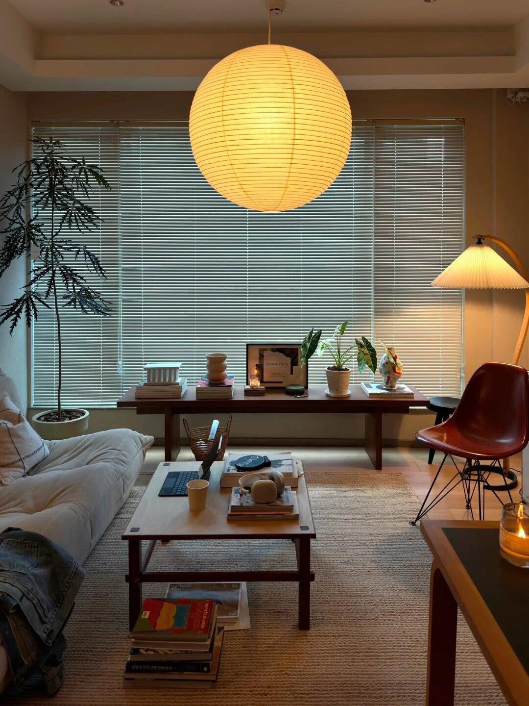 Lustra Suspension en Papier pour Salon - Neutralighting