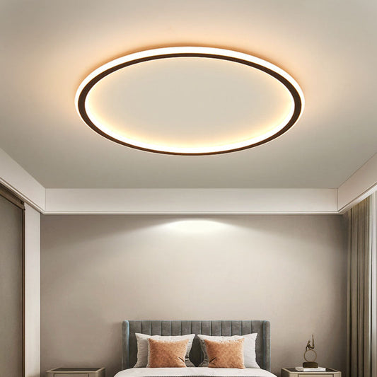 Plafonnier Rond Scandinave Éclairage Led Doux Et Moderne
