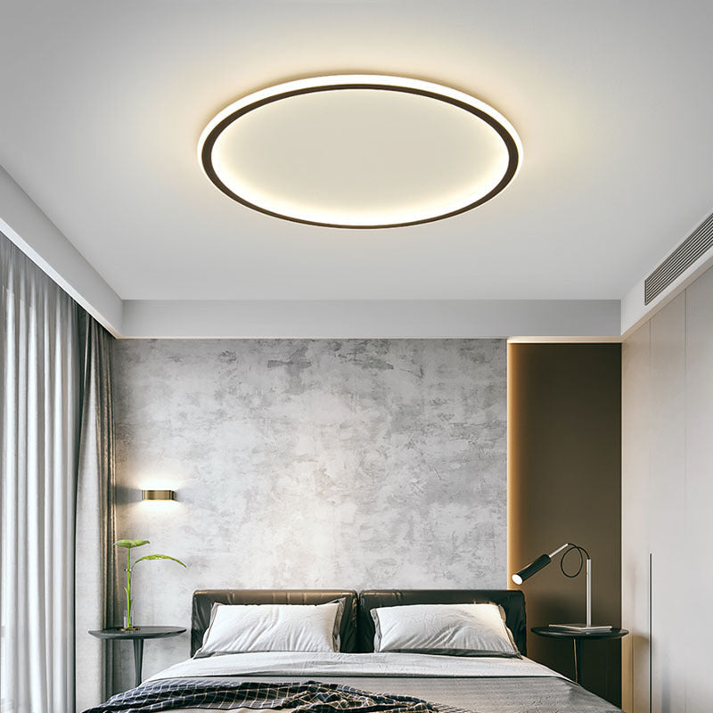 Plafonnier Rond Scandinave Éclairage Led Doux Et Moderne