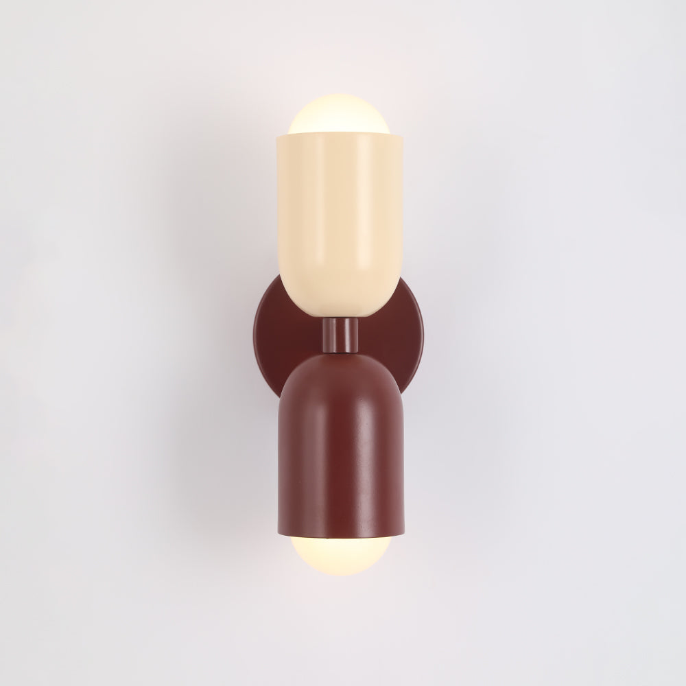 Kira Applique Murale Cylindre Scandinave Métal Coloré Salon - Neutralighting