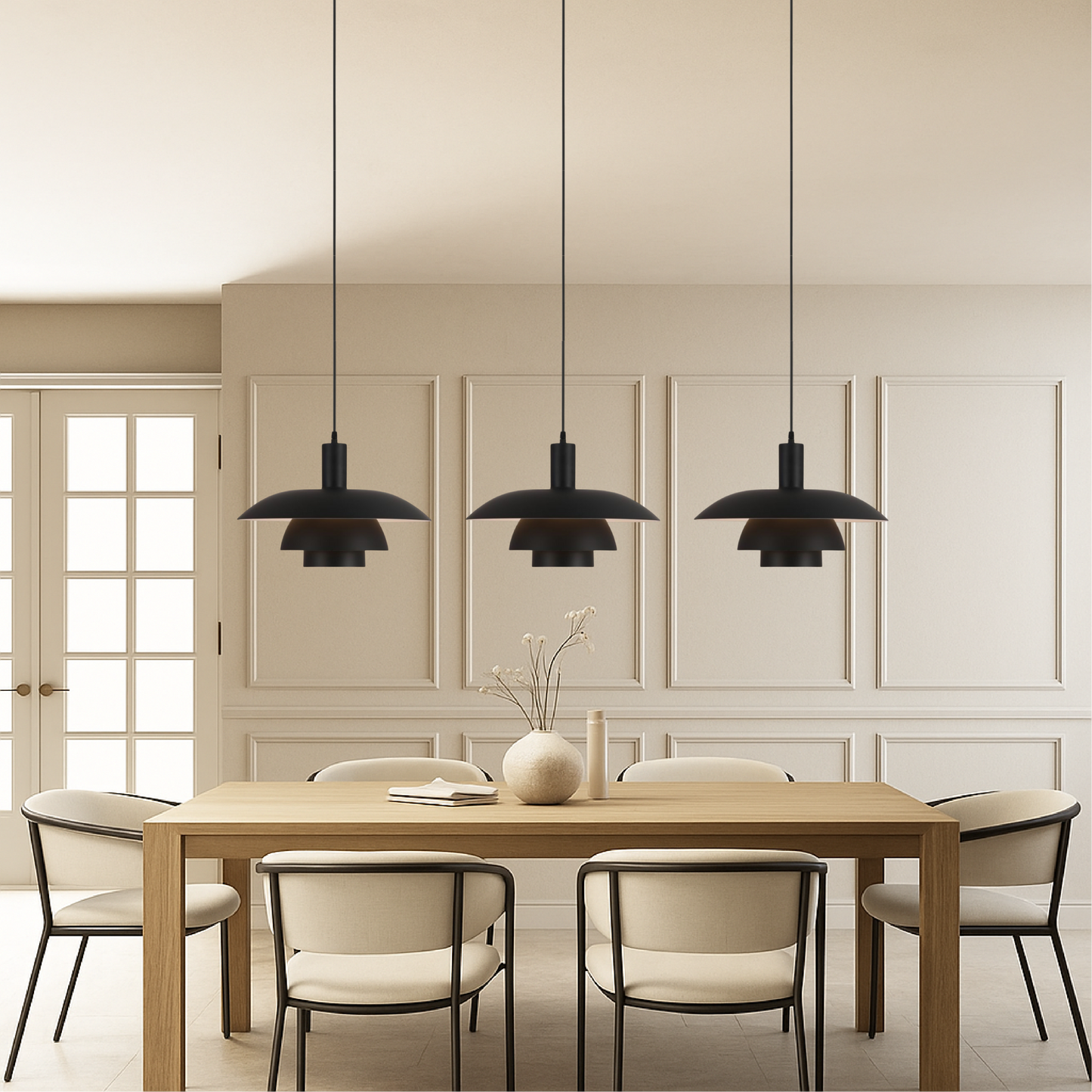 Lampe Suspendue Scandinave Minimaliste Lumière Chaleureuse Et Durable