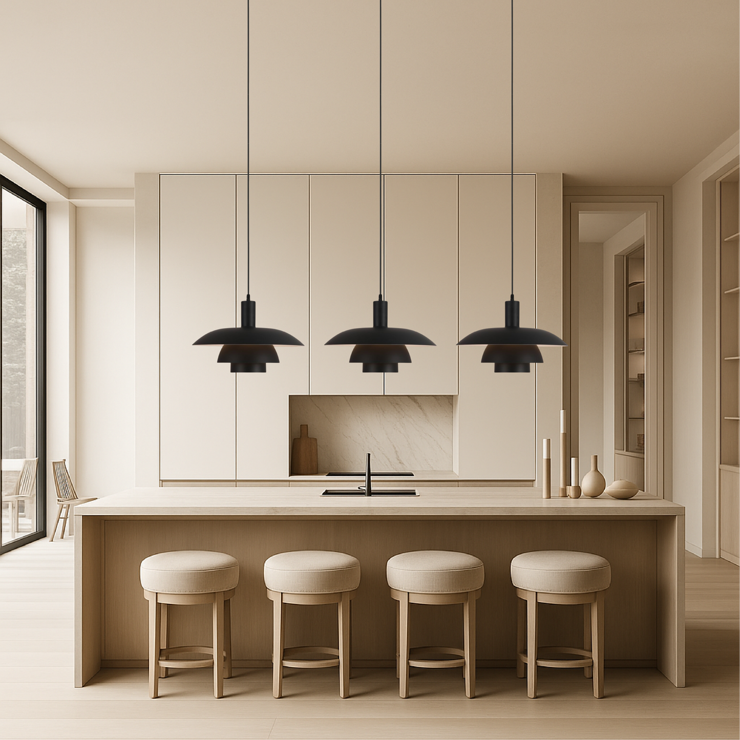Lampe Suspendue Scandinave Minimaliste Lumière Chaleureuse Et Durable