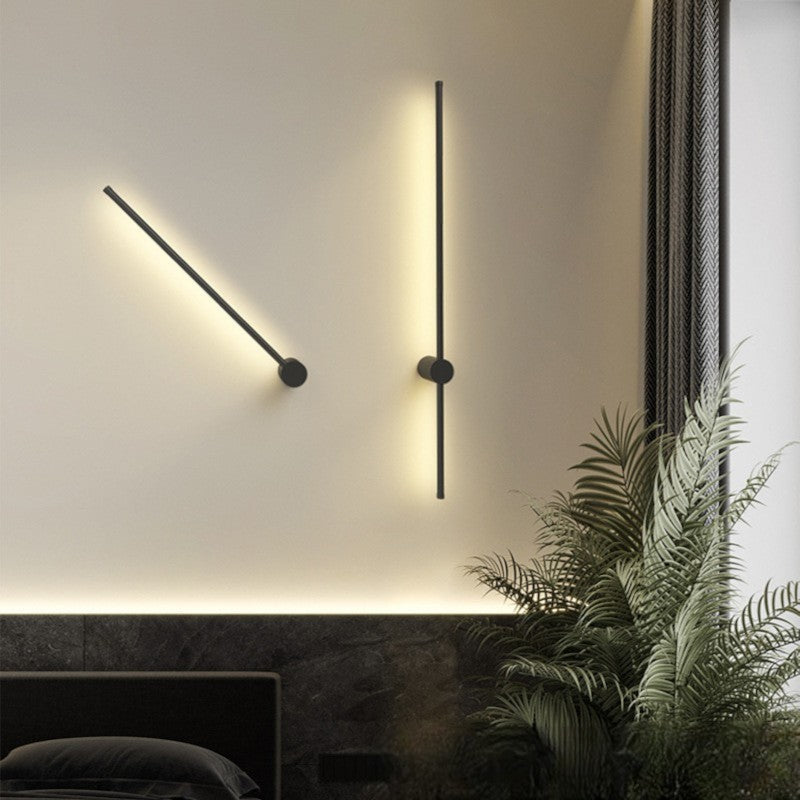 Applique Murale Linéaire Pour Une Ambiance Chaleureuse et Moderne