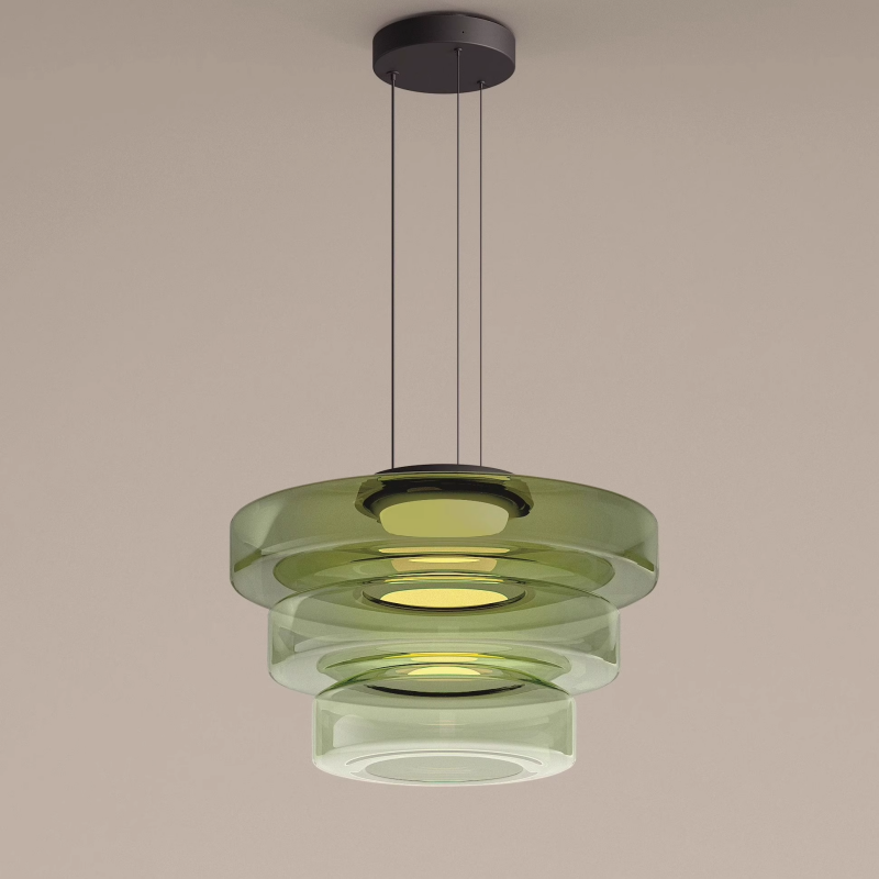 Jojo Suspension Verre Structure à Plusieurs Niveaux - Neutralighting