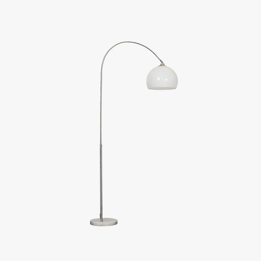 Mira Lampadaire Dôme Moderne Métal/Marbre/Acrylique Blanc/Orange Salon - Neutralighting