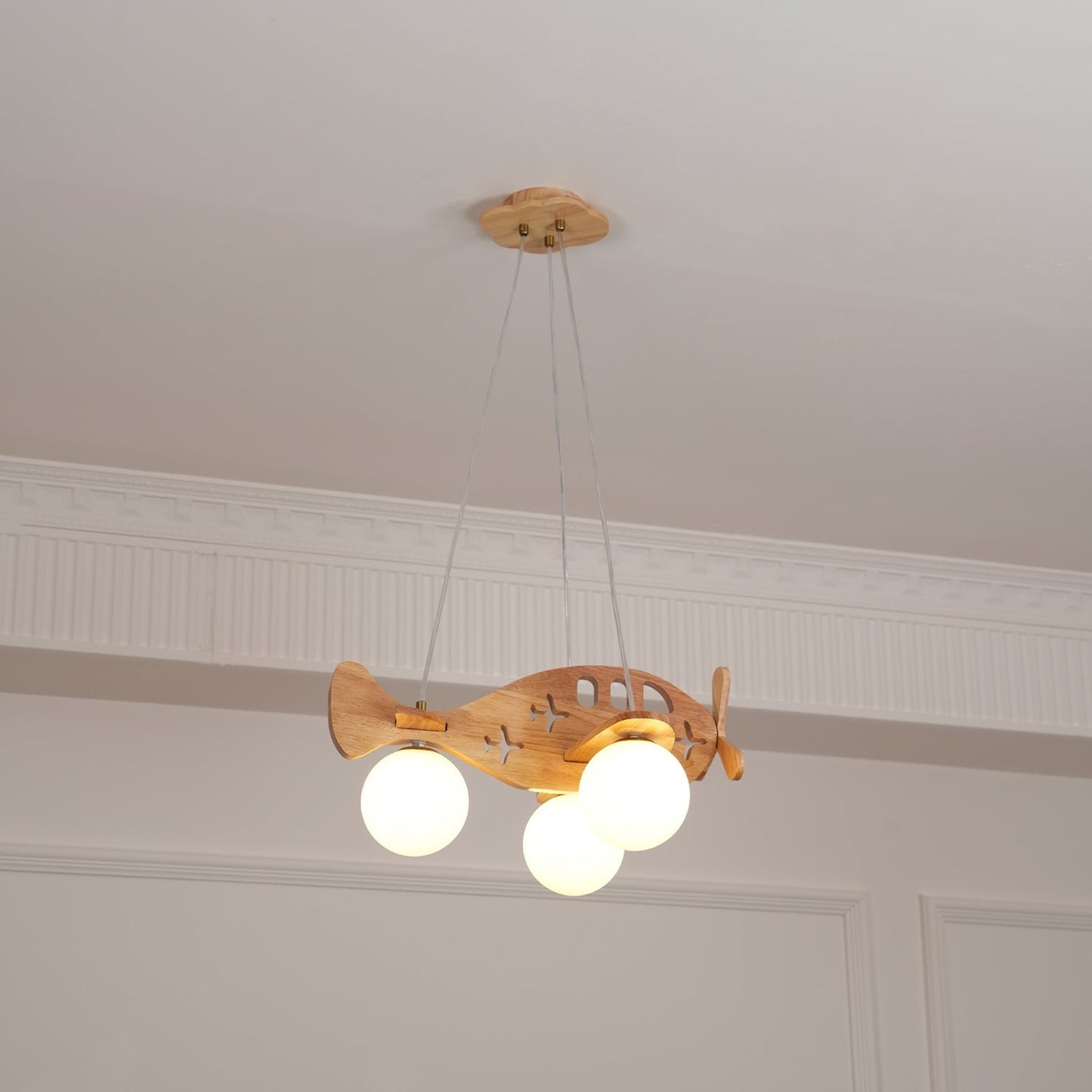 Virelith Suspension Artistique en Bois - Neutralighting