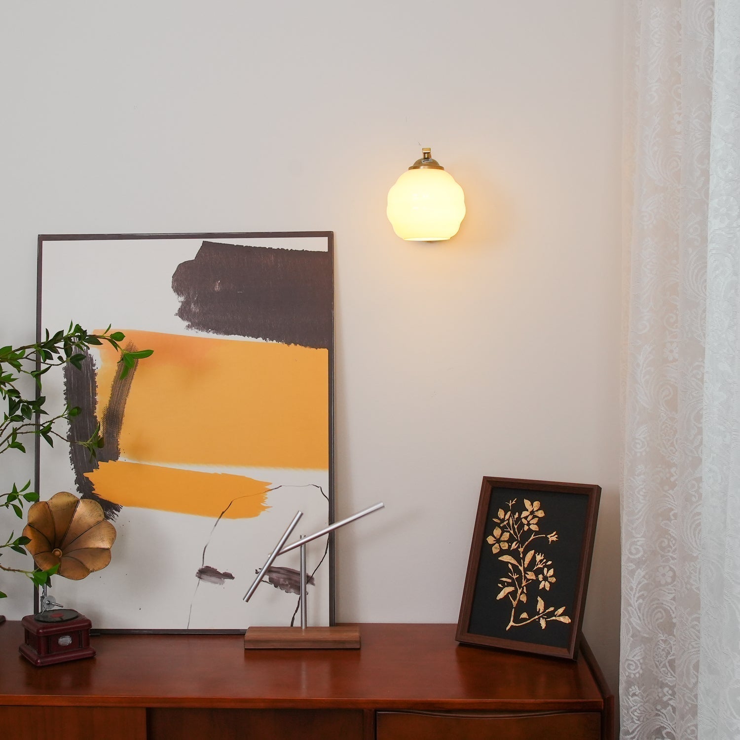Lustra Applique Murale Art Déco Verre Vintage - Neutralighting
