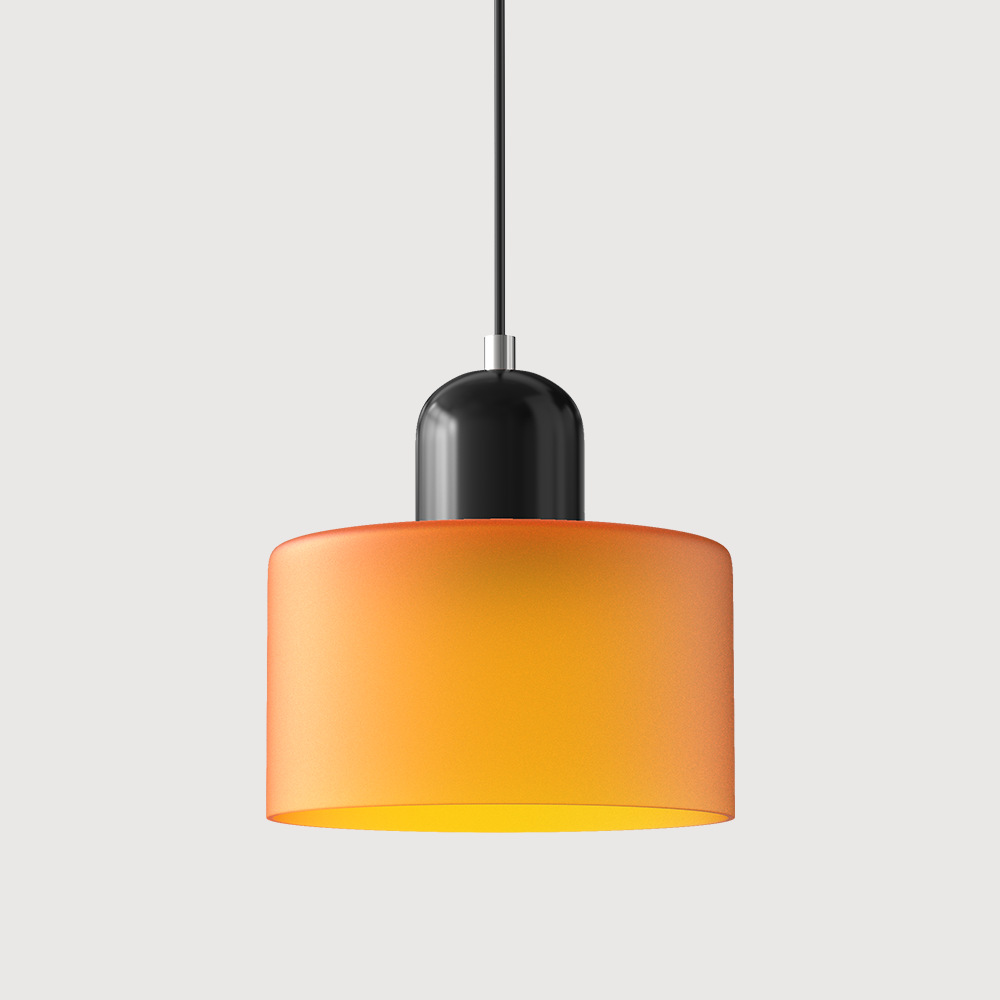 Suspension En Verre Au Style Bauhaus Pour Une Lumière Élégante