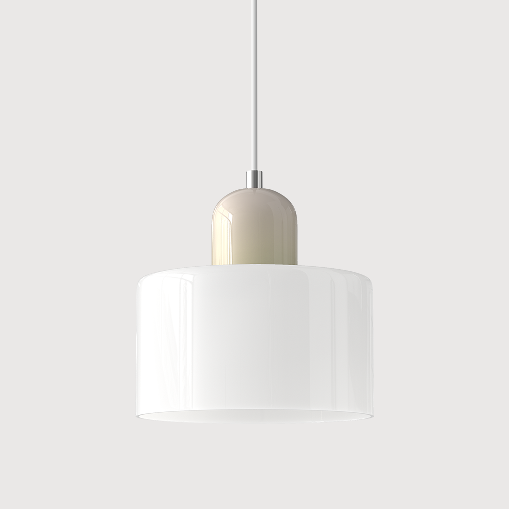 Suspension En Verre Au Style Bauhaus Pour Une Lumière Élégante