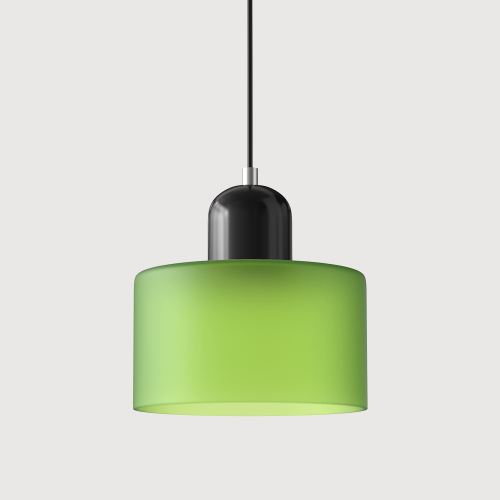 Suspension En Verre Au Style Bauhaus Pour Une Lumière Élégante