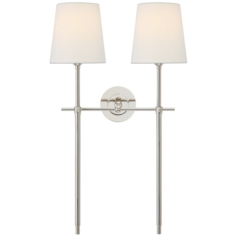 Theodore Applique Murale en Laiton et Tissu - Neutralighting