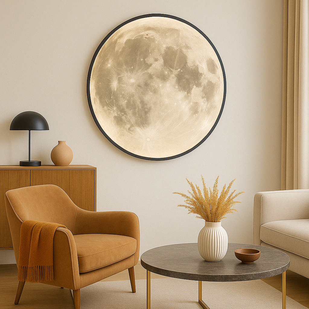Lampe Murale Lunaire LED Pour Une Ambiance Douce Et Moderne