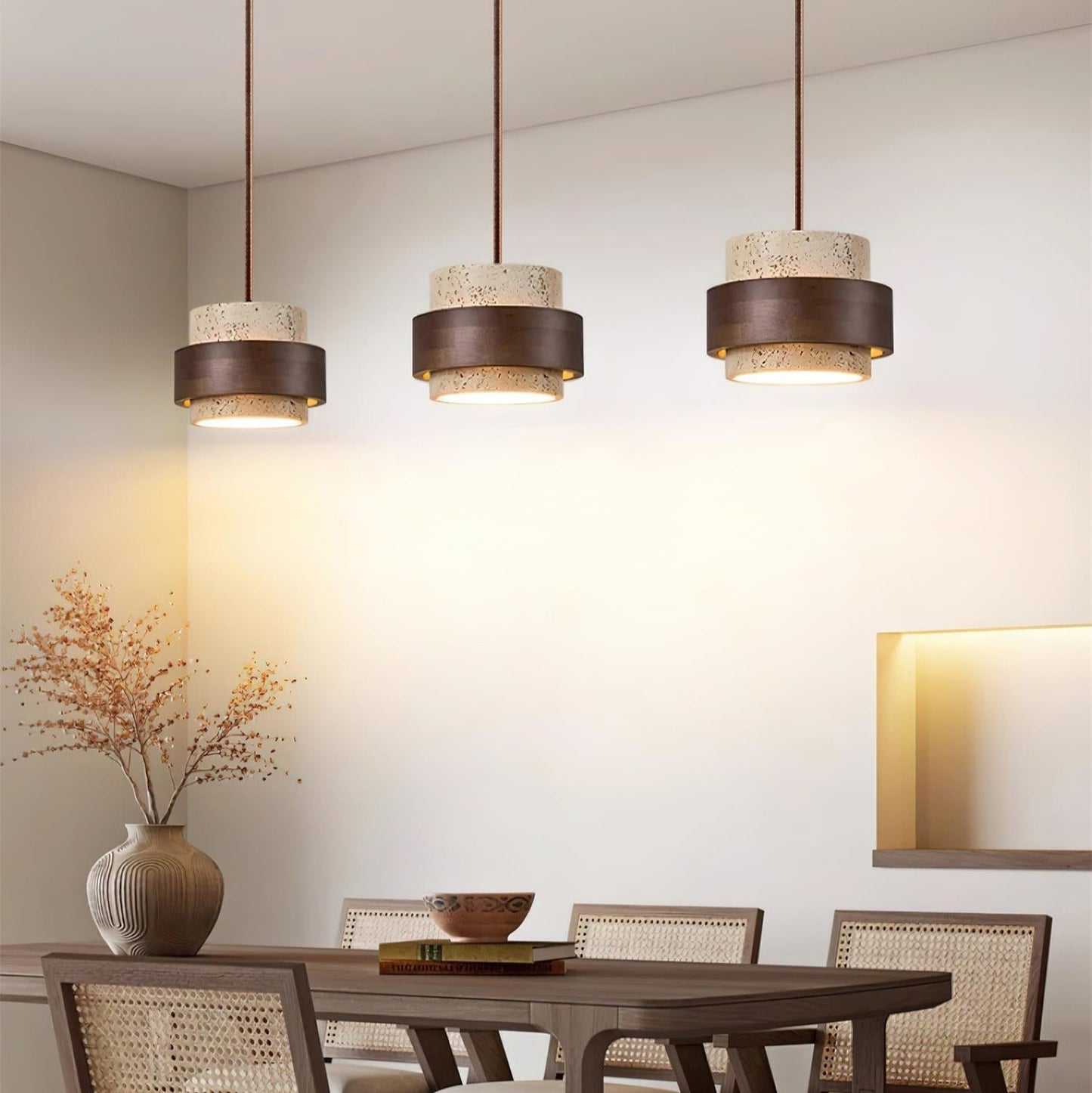 Perra Suspension Travertin - Neutralighting