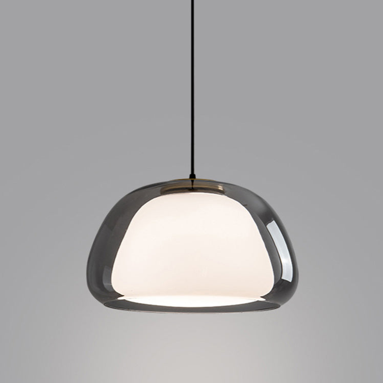 Lampe Suspendue Moderne En Verre Au Lait Pour Une Ambiance Élégante