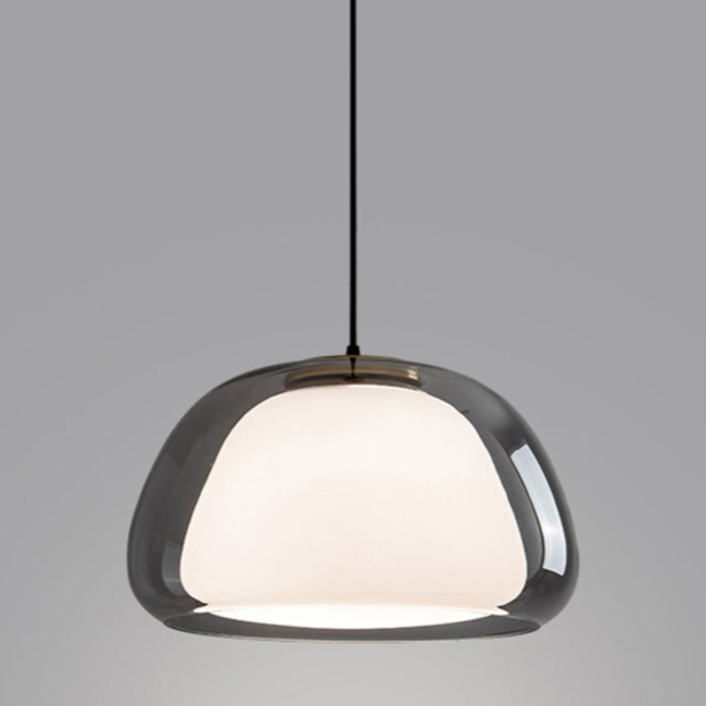 Lampe Suspendue Moderne En Verre Au Lait Pour Une Ambiance Élégante