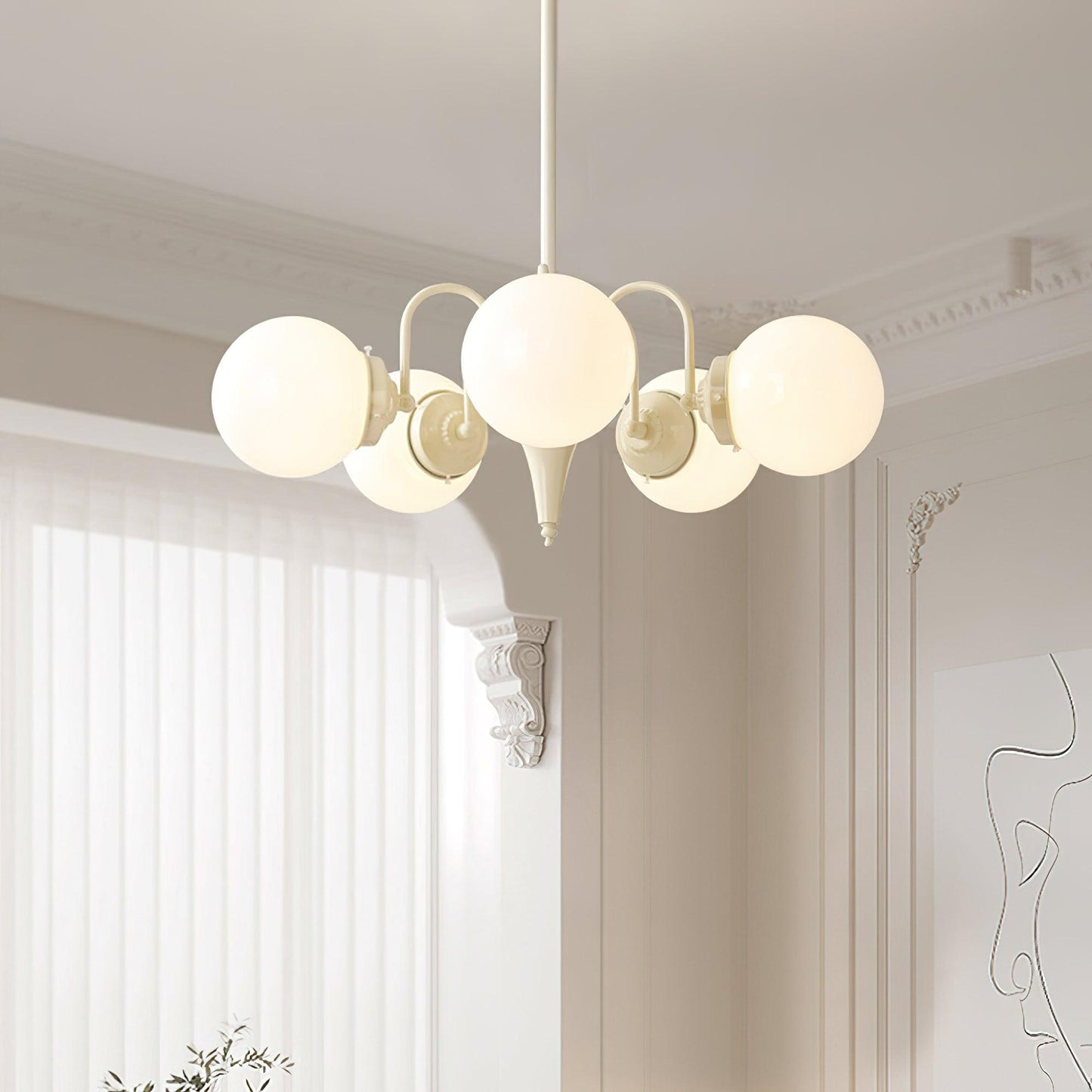 Lustra Lustre Verre Moderne - Neutralighting