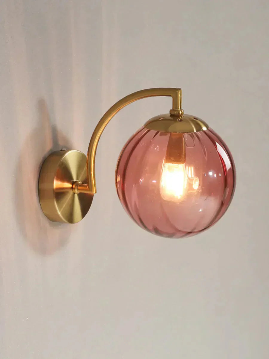 Applique Murale LED En Verre Élégante Pour Ambiance Chic