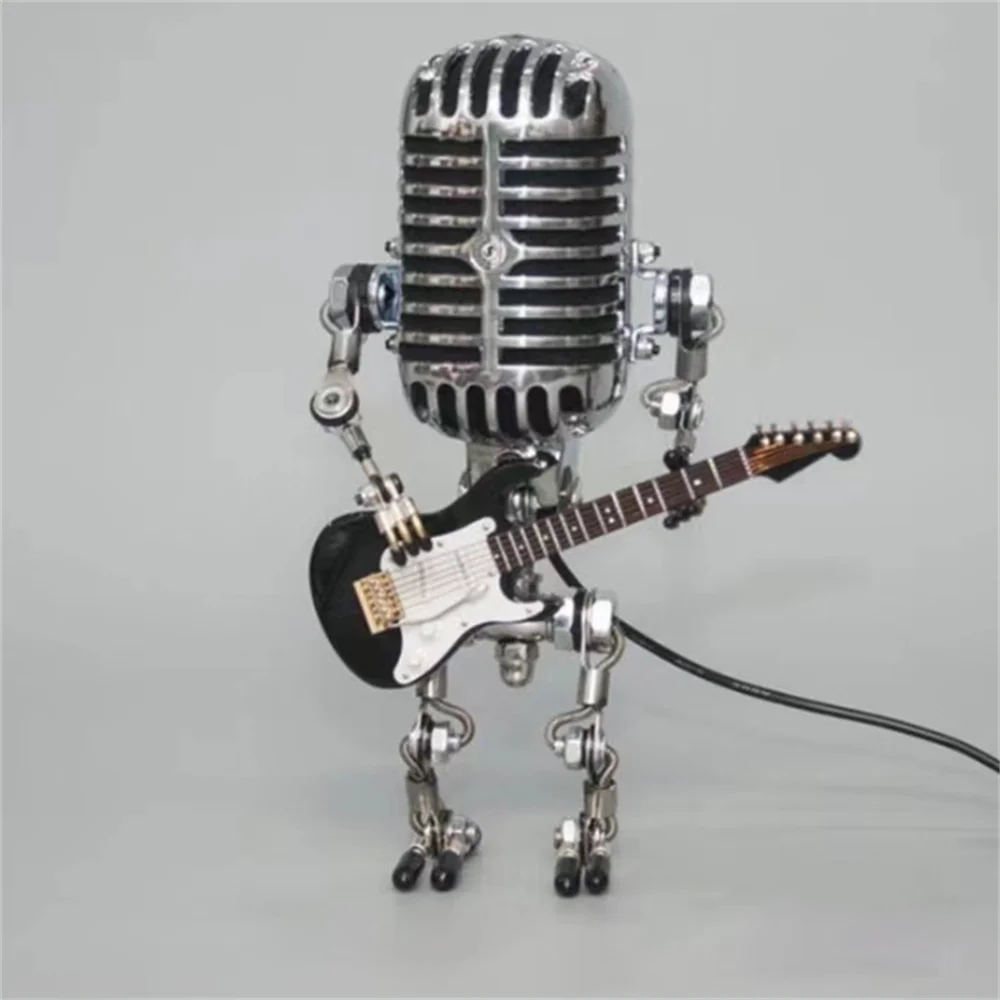 Lampe De Table Robotisée À Guitare Avec Éclairage Variable