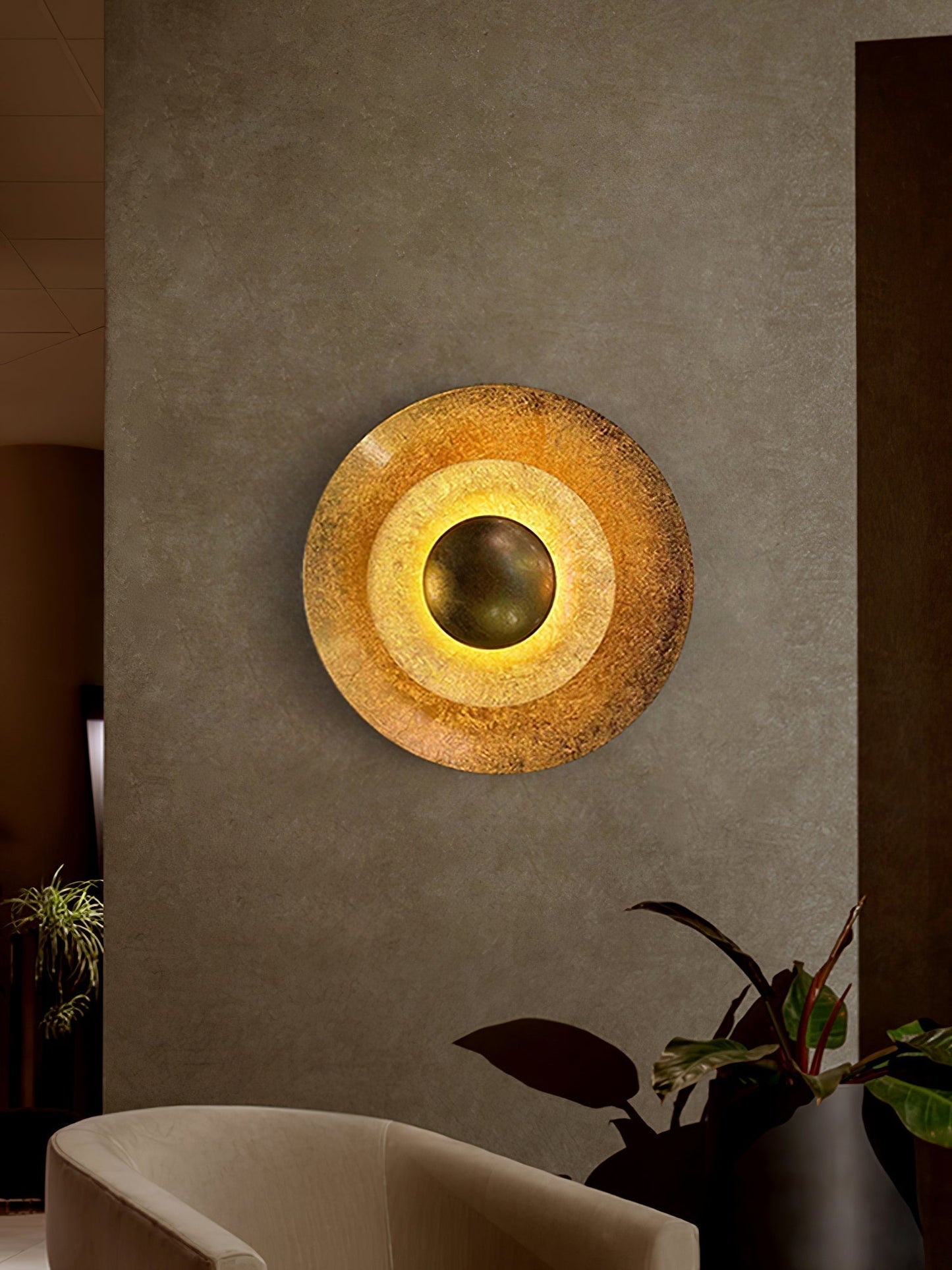 Solaris Applique Murale Feuille Vintage - Neutralighting