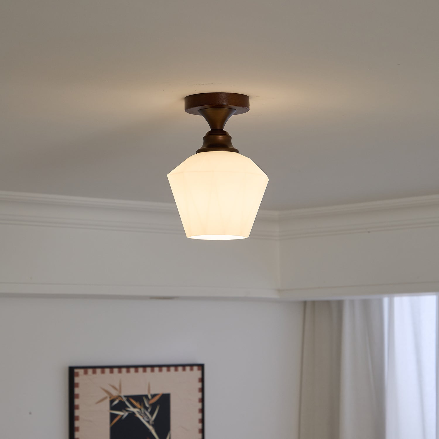 Alveneth Plafonnier en Verre Art Nordique Premium - Neutralighting