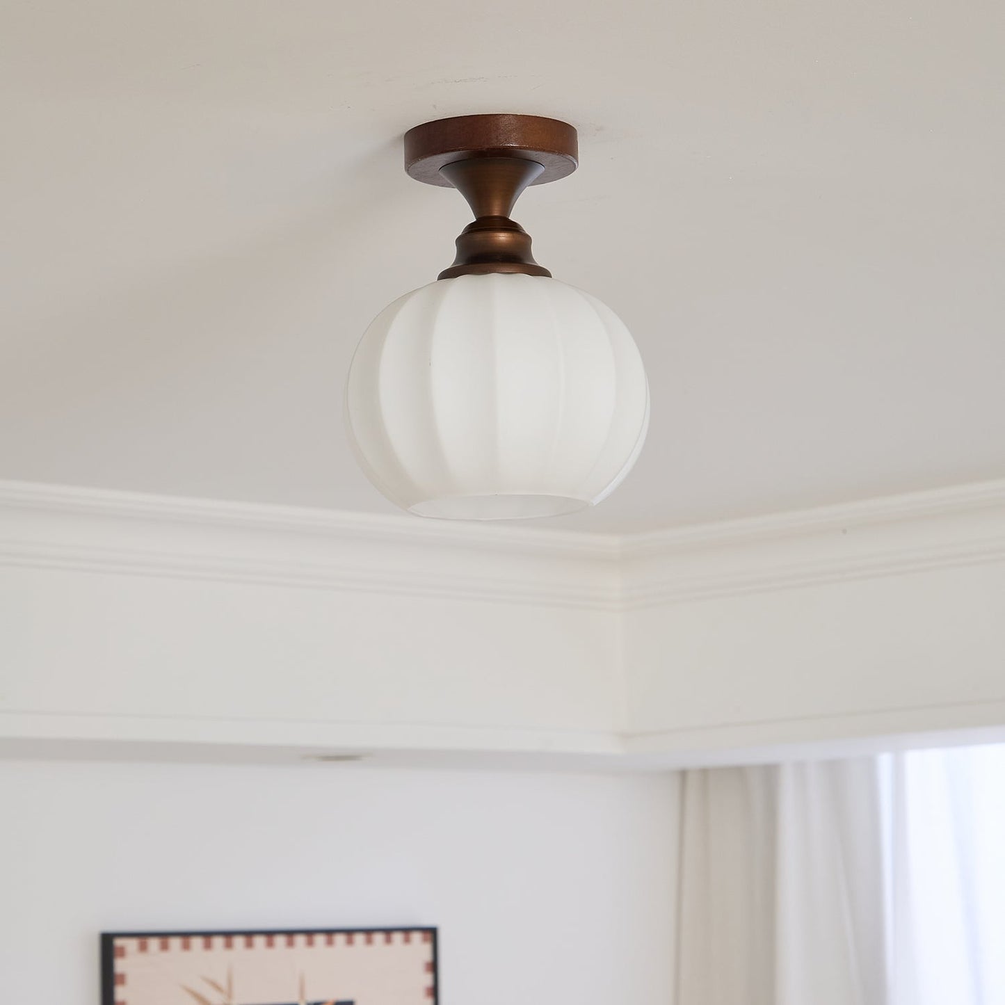 Alveneth Plafonnier en Verre Art Nordique Premium - Neutralighting