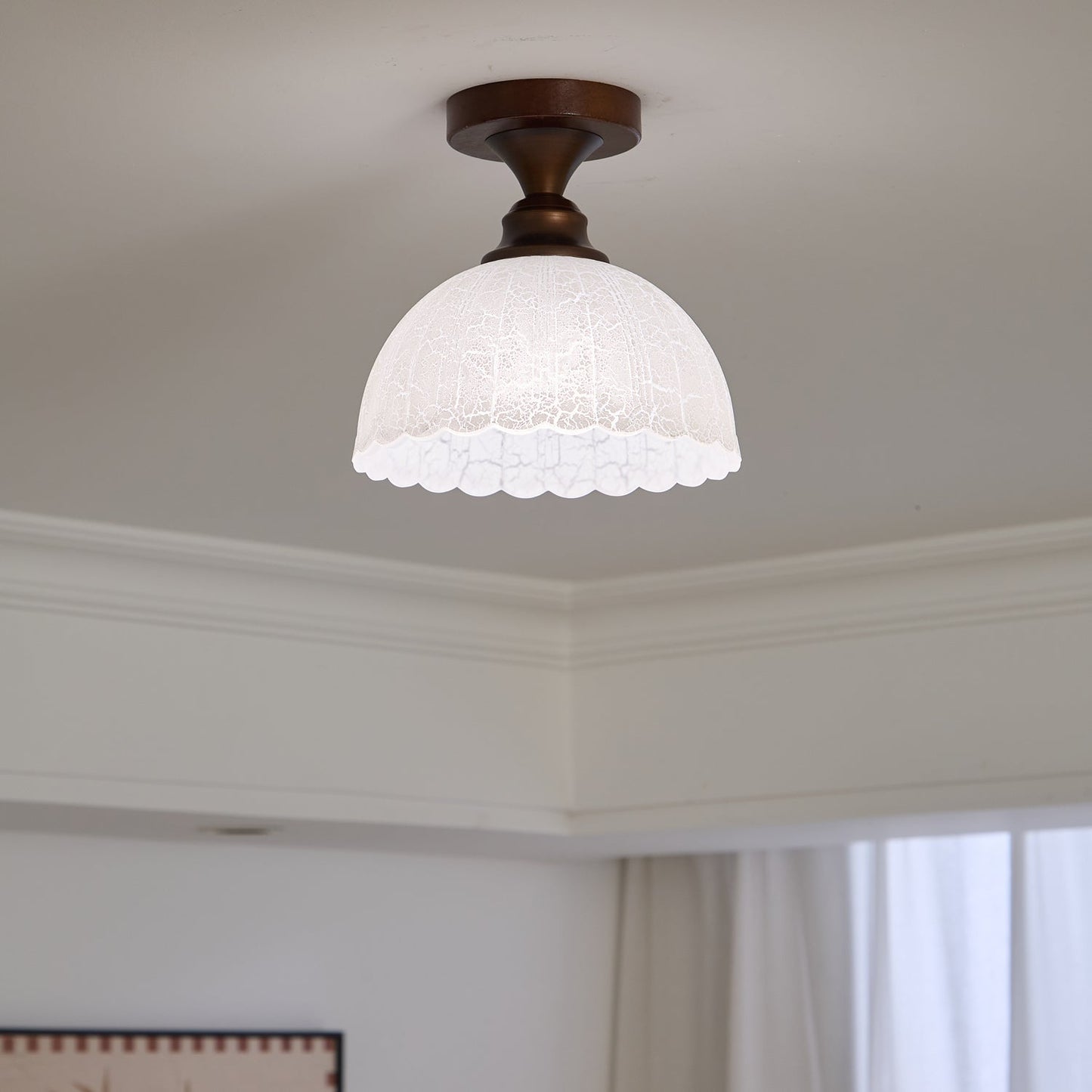 Alveneth Plafonnier en Verre Art Nordique Premium - Neutralighting