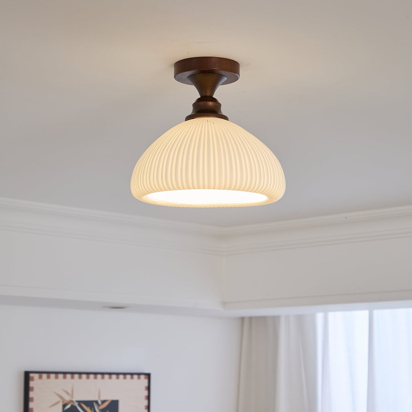 Alveneth Plafonnier en Verre Art Nordique Premium - Neutralighting