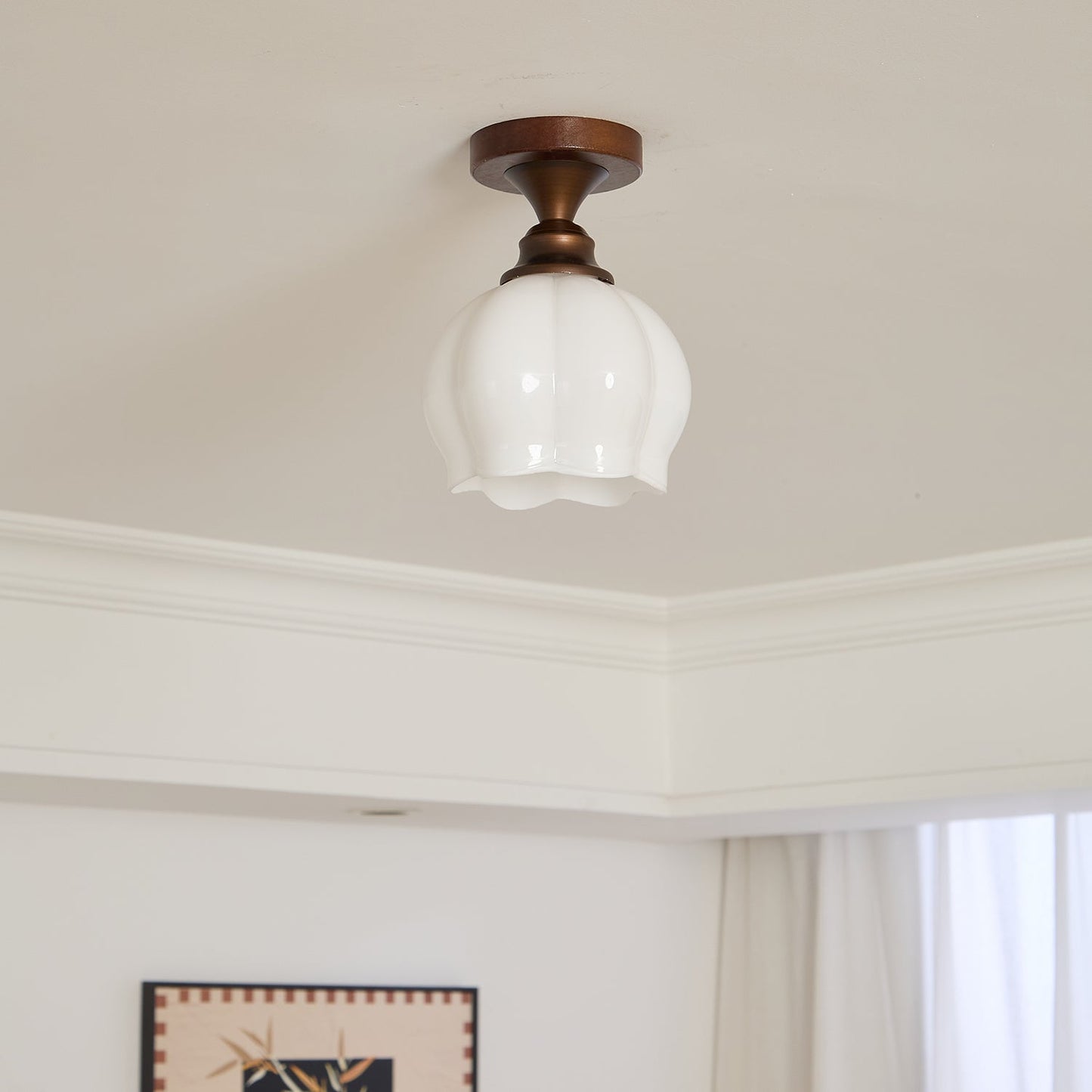 Alveneth Plafonnier en Verre Art Nordique Premium - Neutralighting