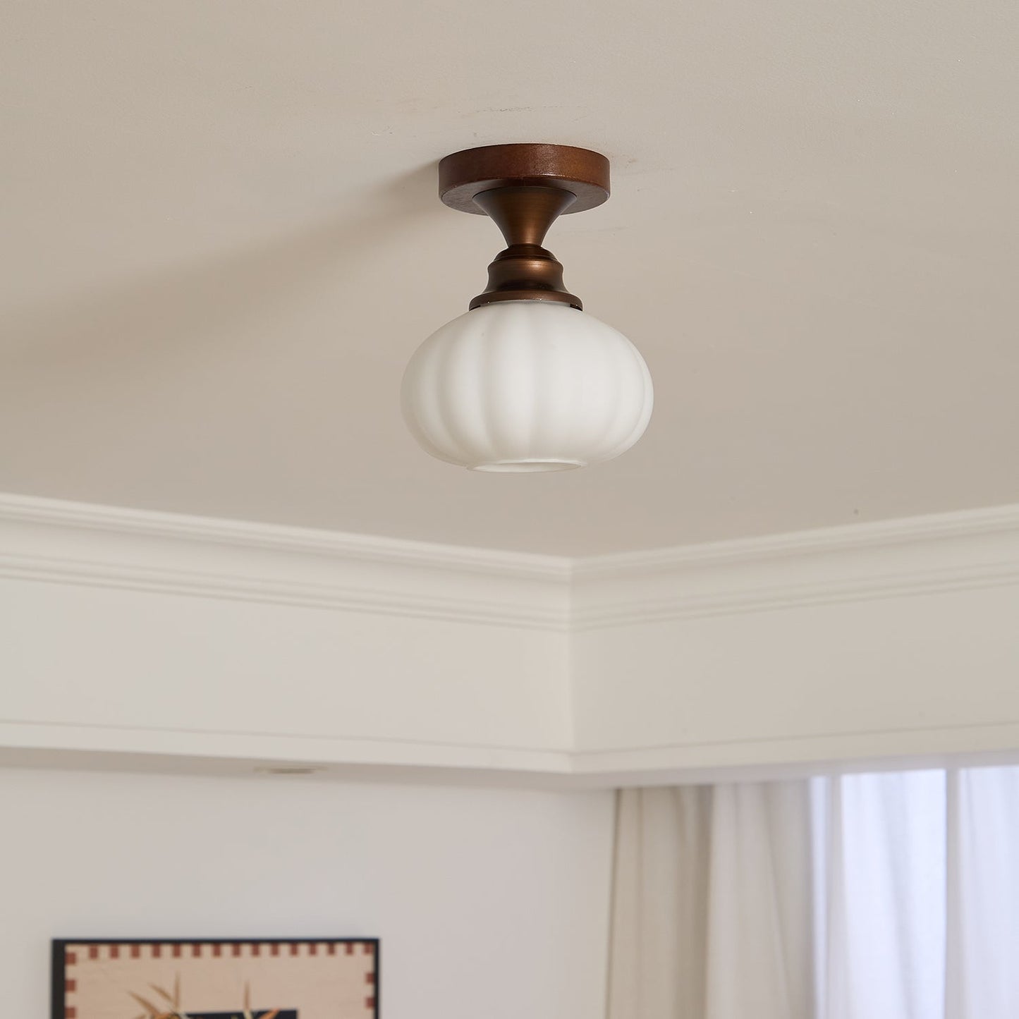 Alveneth Plafonnier en Verre Art Nordique Premium - Neutralighting