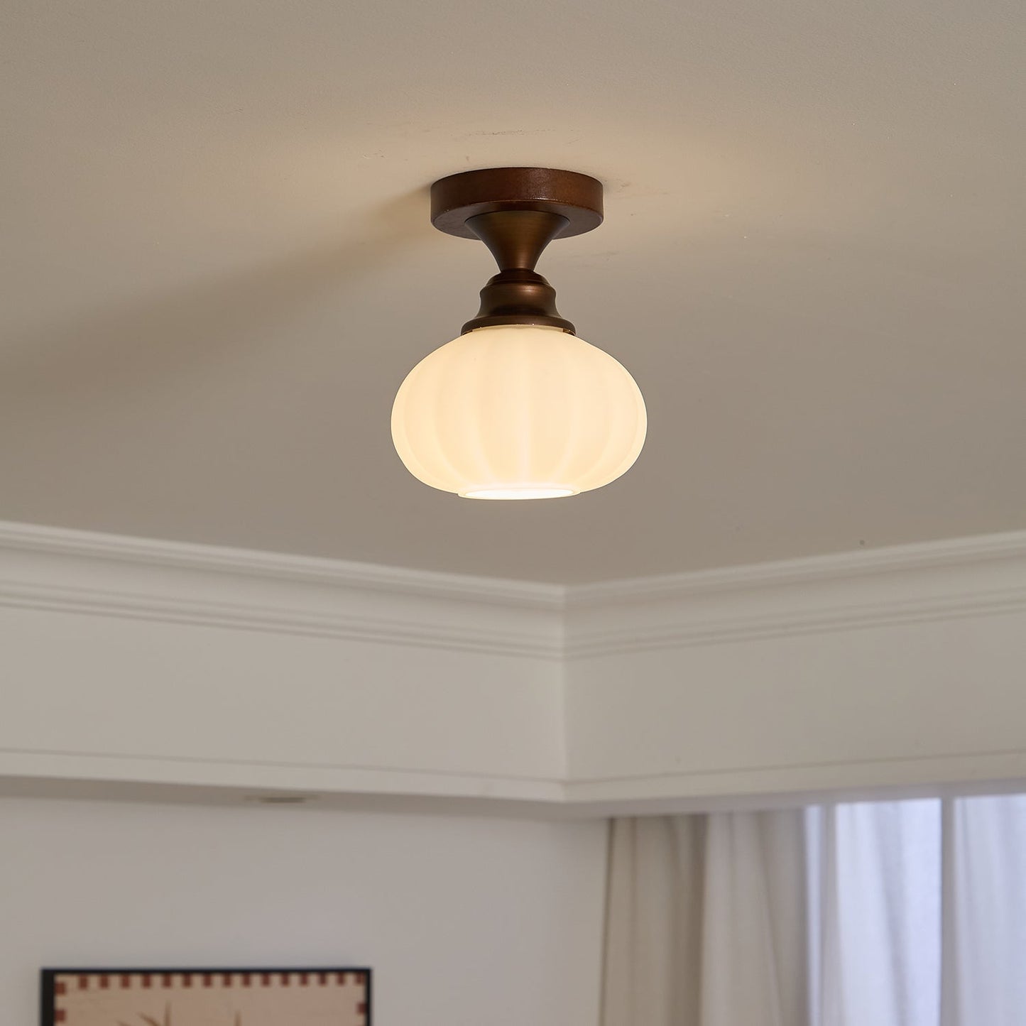 Alveneth Plafonnier en Verre Art Nordique Premium - Neutralighting
