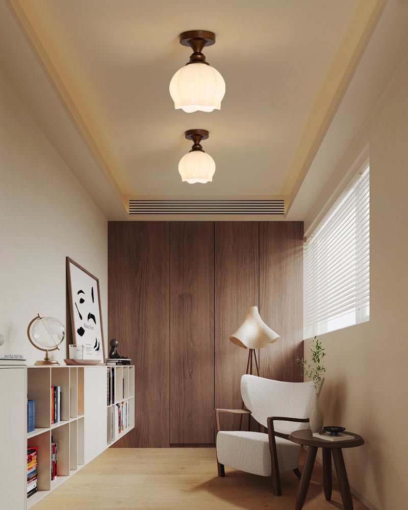 Alveneth Plafonnier en Verre Art Nordique Premium - Neutralighting