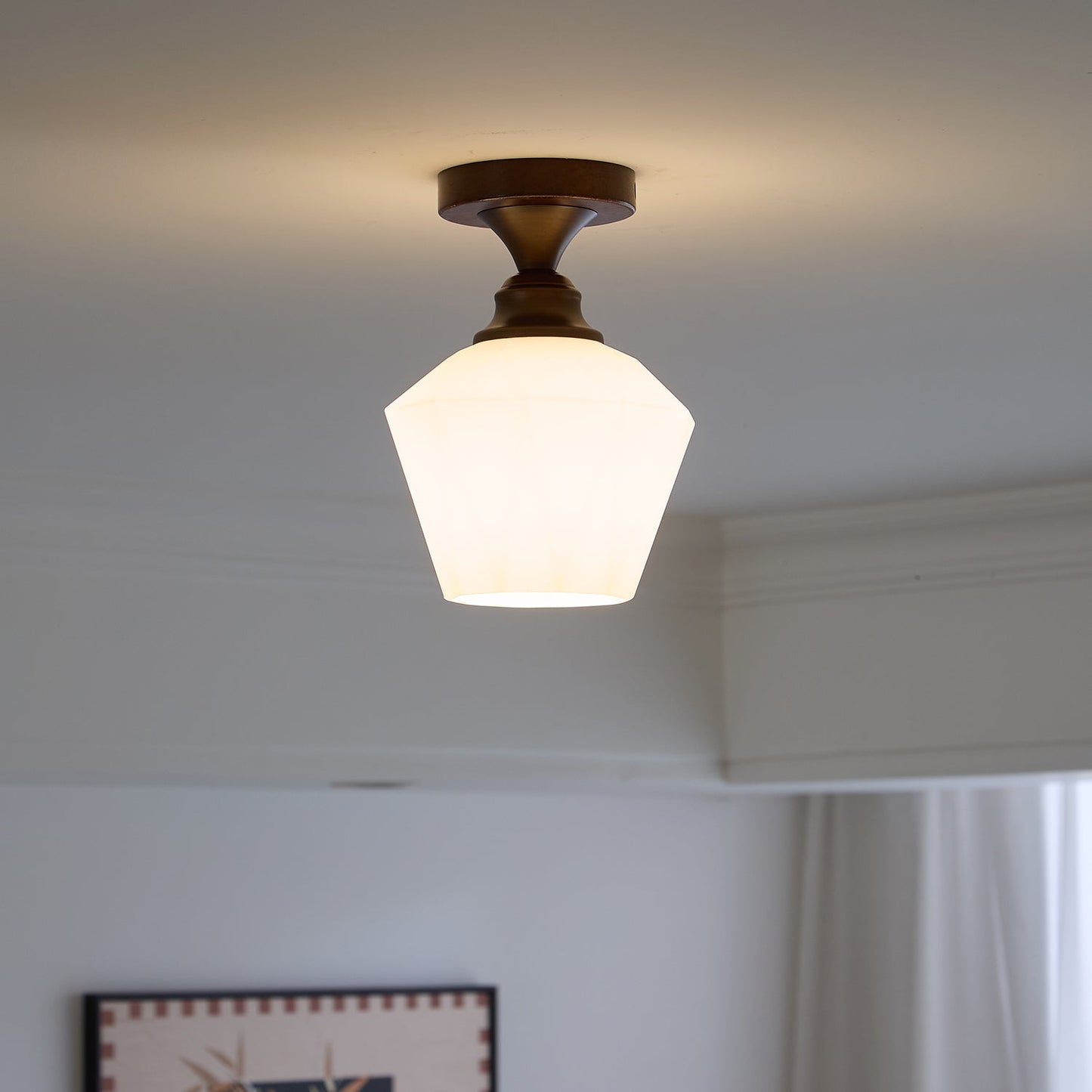 Alveneth Plafonnier en Verre Art Nordique Premium - Neutralighting