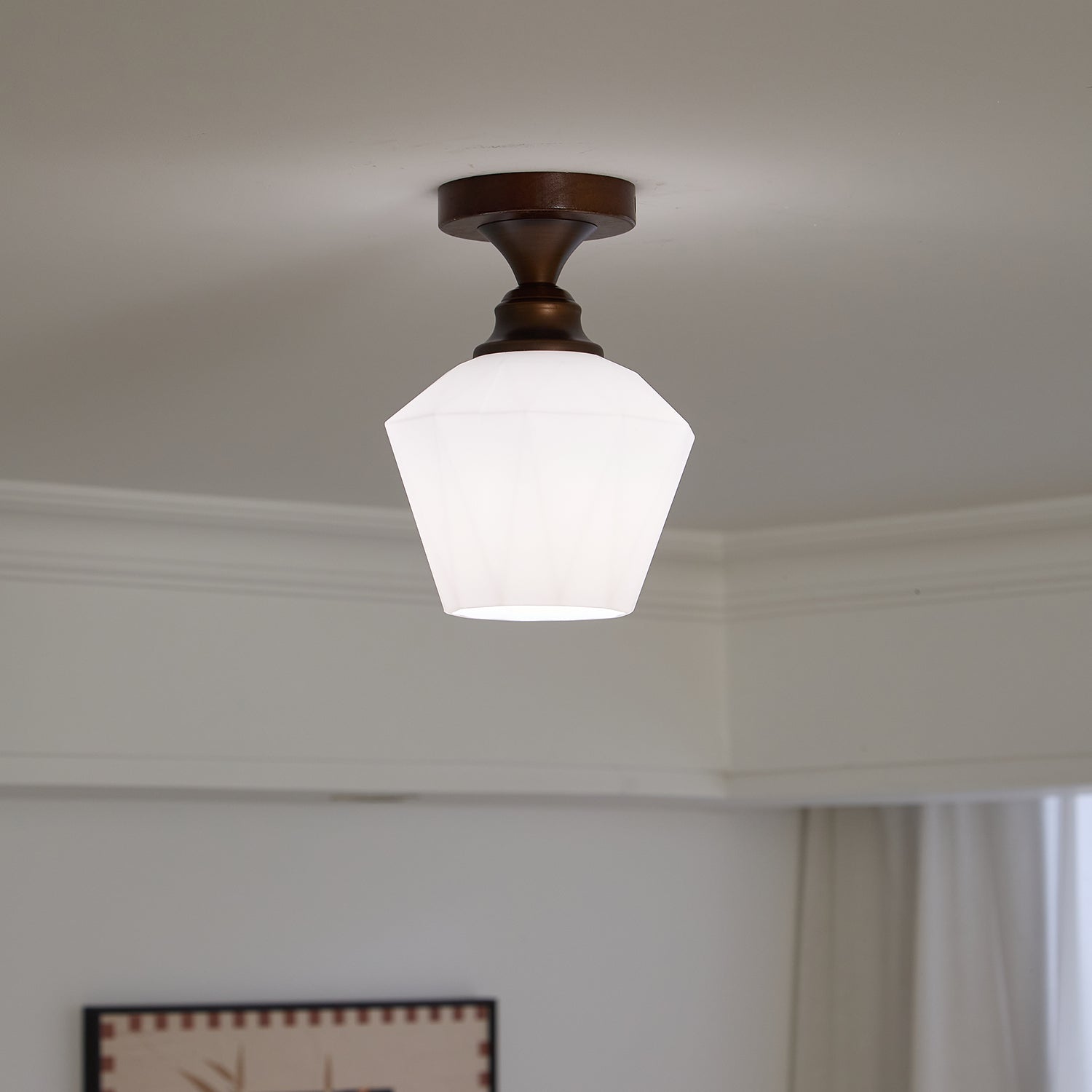 Alveneth Plafonnier en Verre Art Nordique Premium - Neutralighting