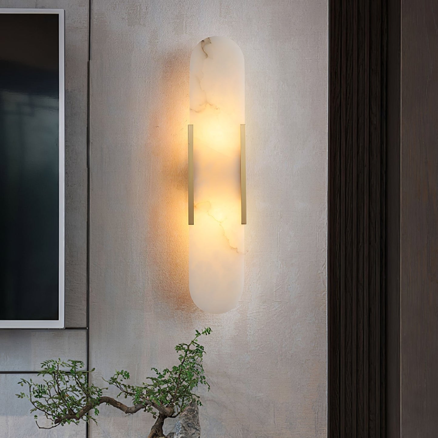 Veo Applique Murale en Albâtre de Luxe - Neutralighting