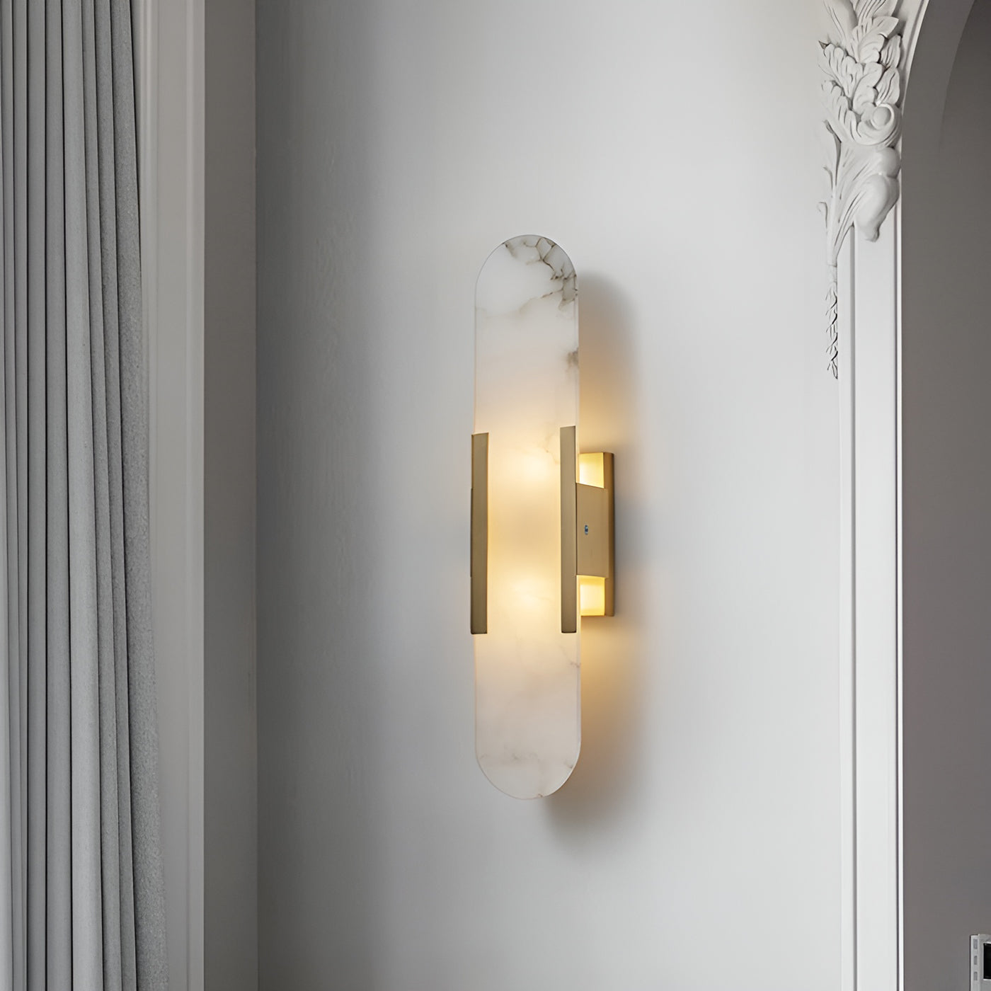 Veo Applique Murale en Albâtre de Luxe - Neutralighting
