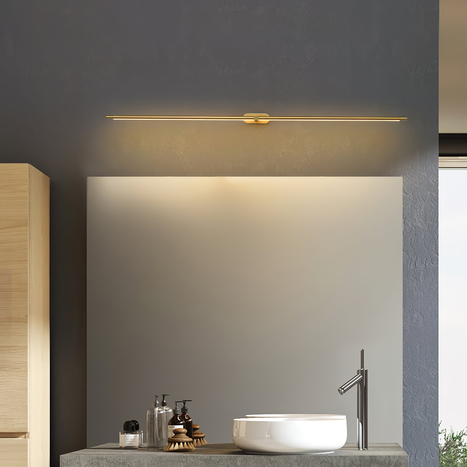 Lustra Applique Murale Linéaire Minimaliste Rechargeable - Neutralighting
