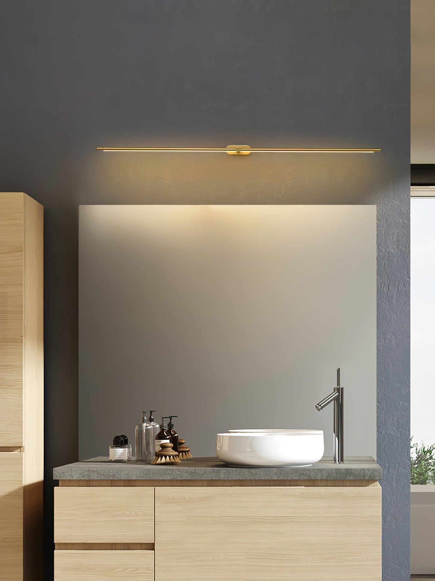 Lustra Applique Murale Linéaire Minimaliste Rechargeable - Neutralighting