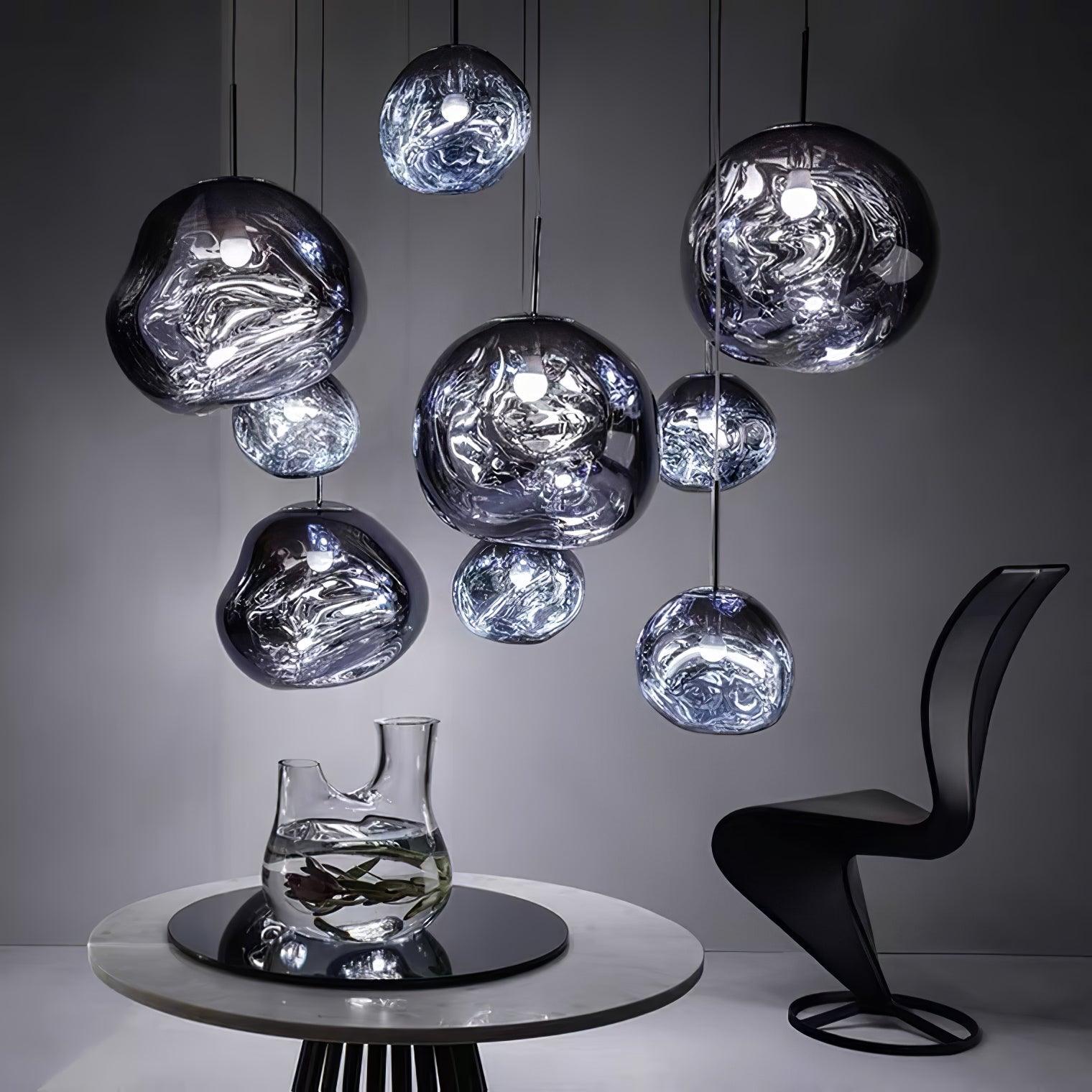 Lustra Suspension Luminaire Moderne Verre Lava - Neutralighting