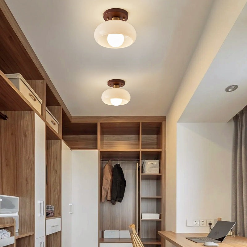 Plafonnier Contemporain Crème pour Éclairage Doux et Élégant