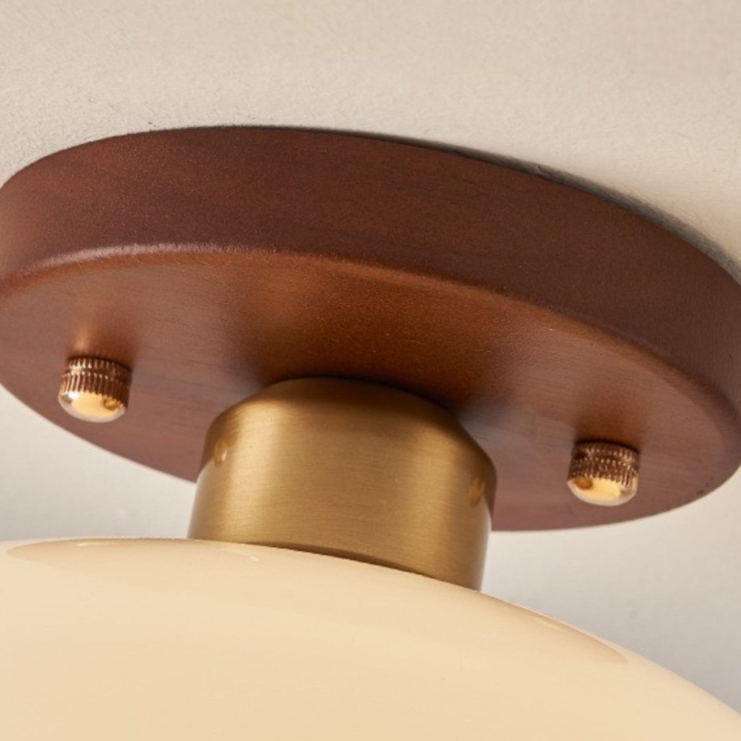 Plafonnier Contemporain Crème pour Éclairage Doux et Élégant
