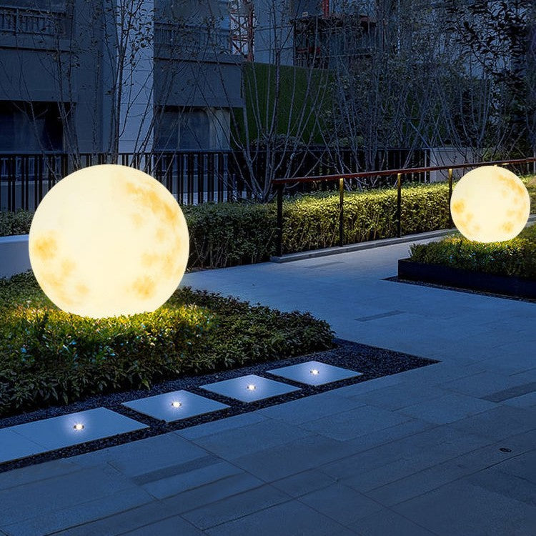Lampe Lunaire Solaire Pour Jardin Éclairage Extérieur Élégant