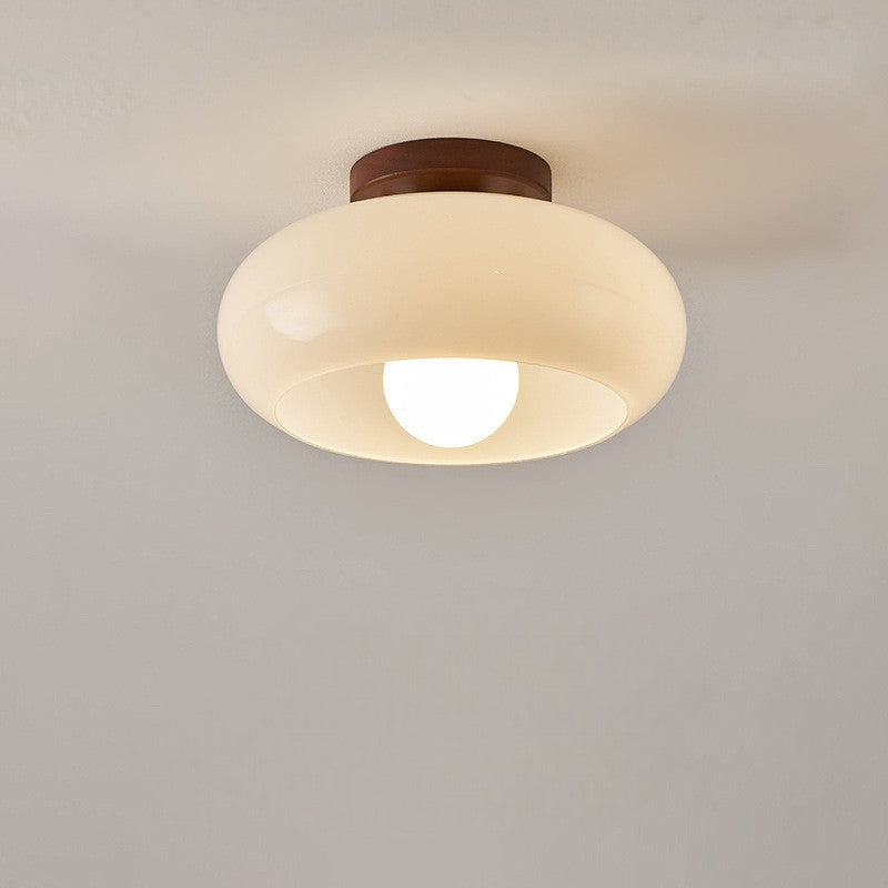 Plafonnier Contemporain Crème pour Éclairage Doux et Élégant