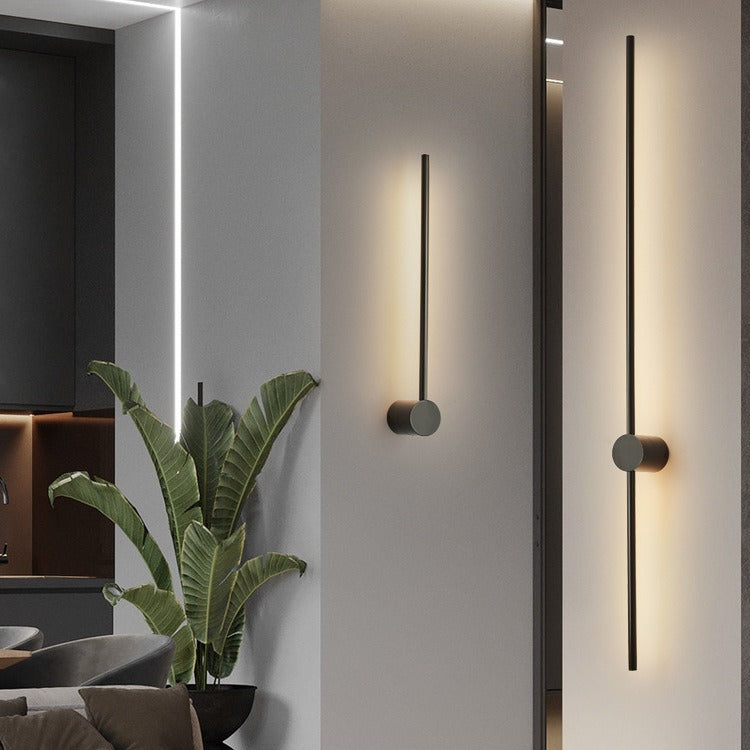Applique Murale Linéaire Pour Une Ambiance Chaleureuse et Moderne
